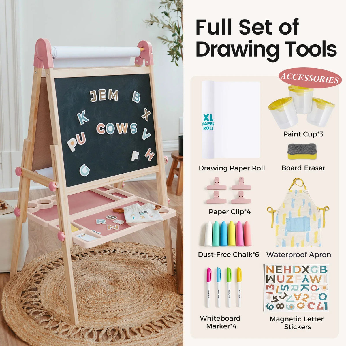 Tiny Land® Magnitales Easel for Kids - Paranoid Ranch
