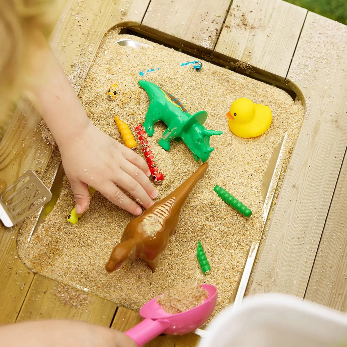 Tiny Land® Mud Kitchen - DuoPlay Outdoor Play Kitchen for Kids - Paranoid Ranch