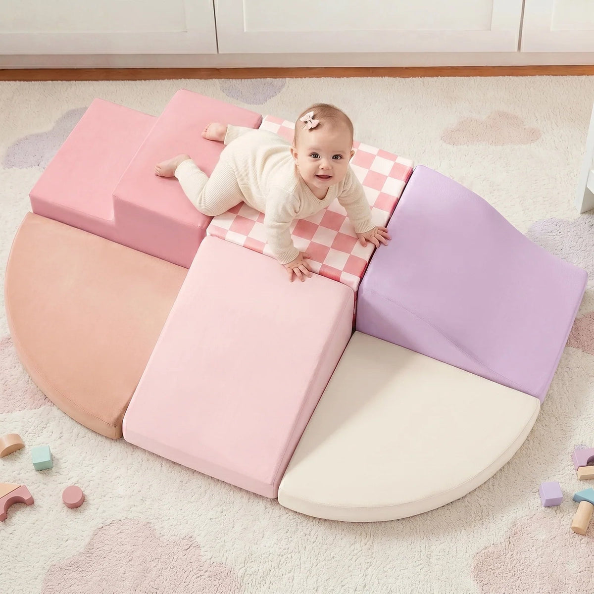 Tiny Land® PlayNest Climbing Blocks - Violet - Paranoid Ranch