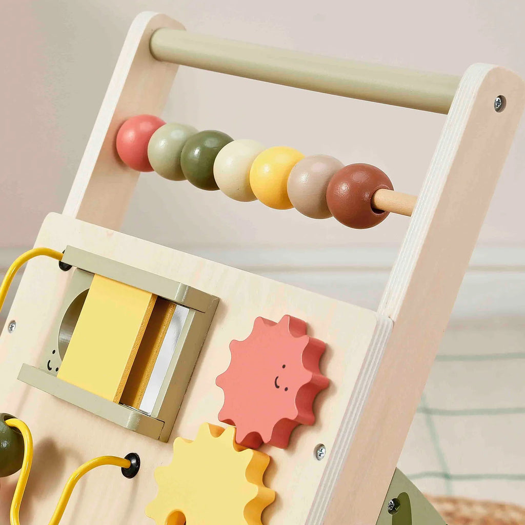 Tiny Land® Sage Green Wooden Baby Walker - Paranoid Ranch
