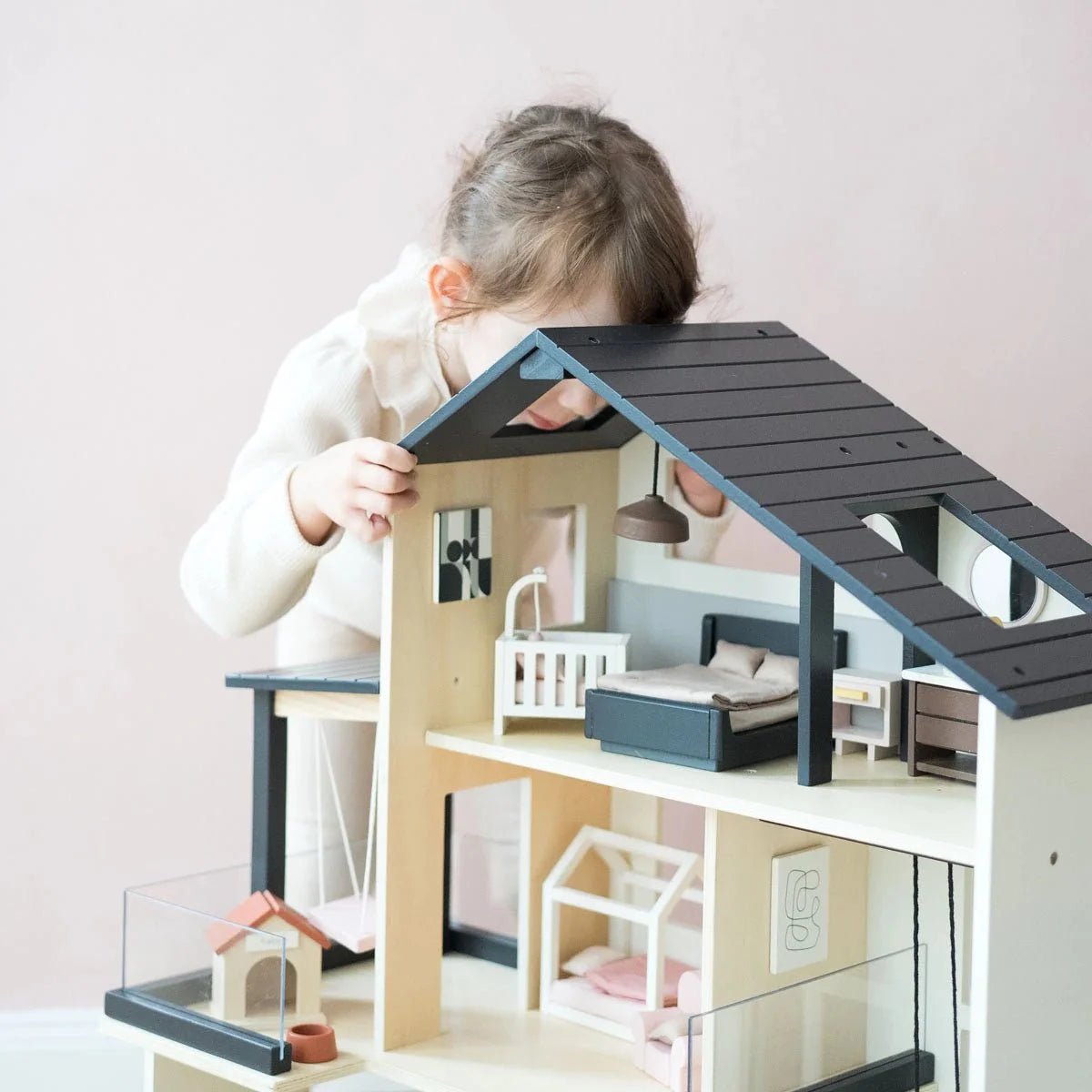 Tiny Land® Sweetwood Edge Dollhouse - Paranoid Ranch