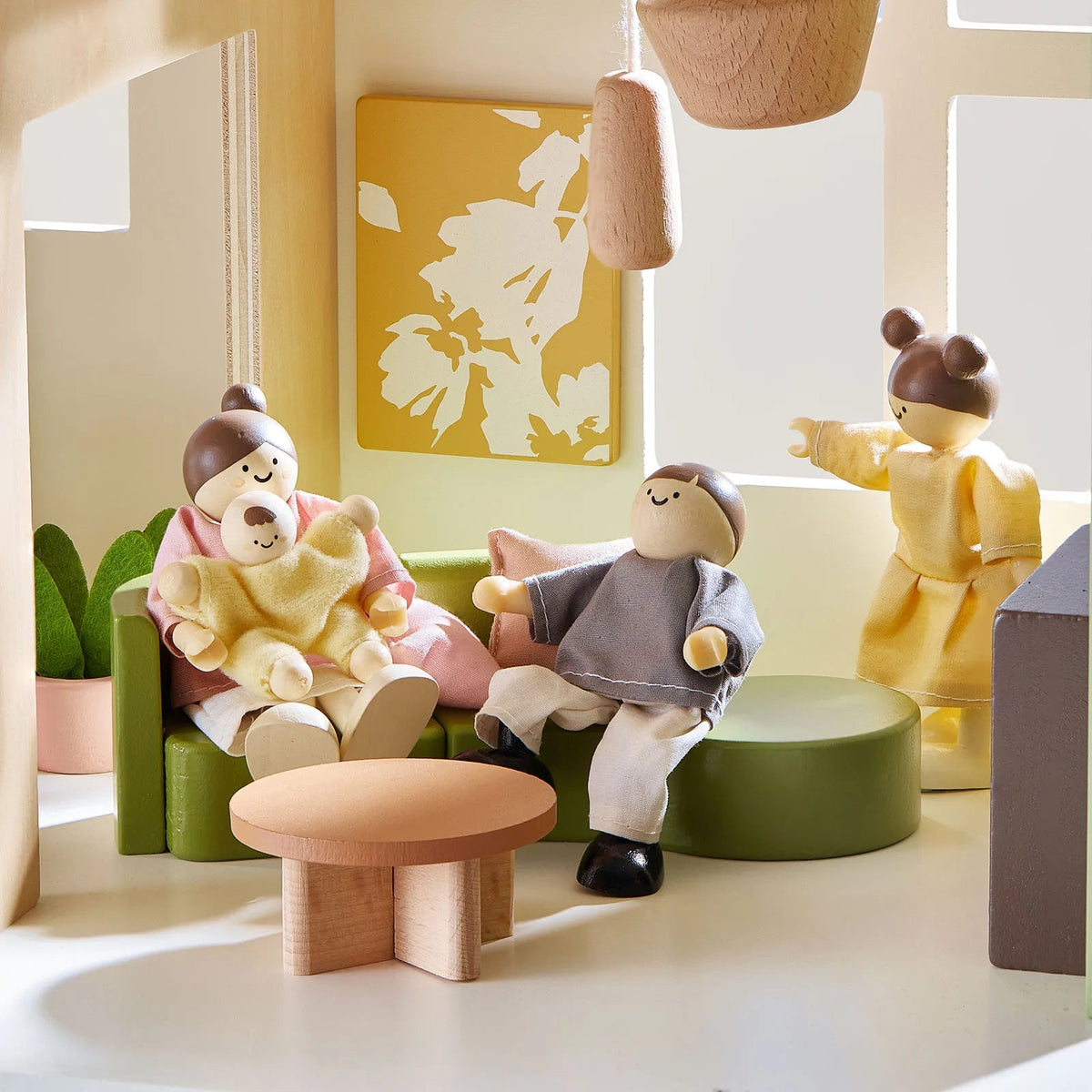 Tiny Land® Sweetwood Edge Dollhouse - Green & Pink - Paranoid Ranch