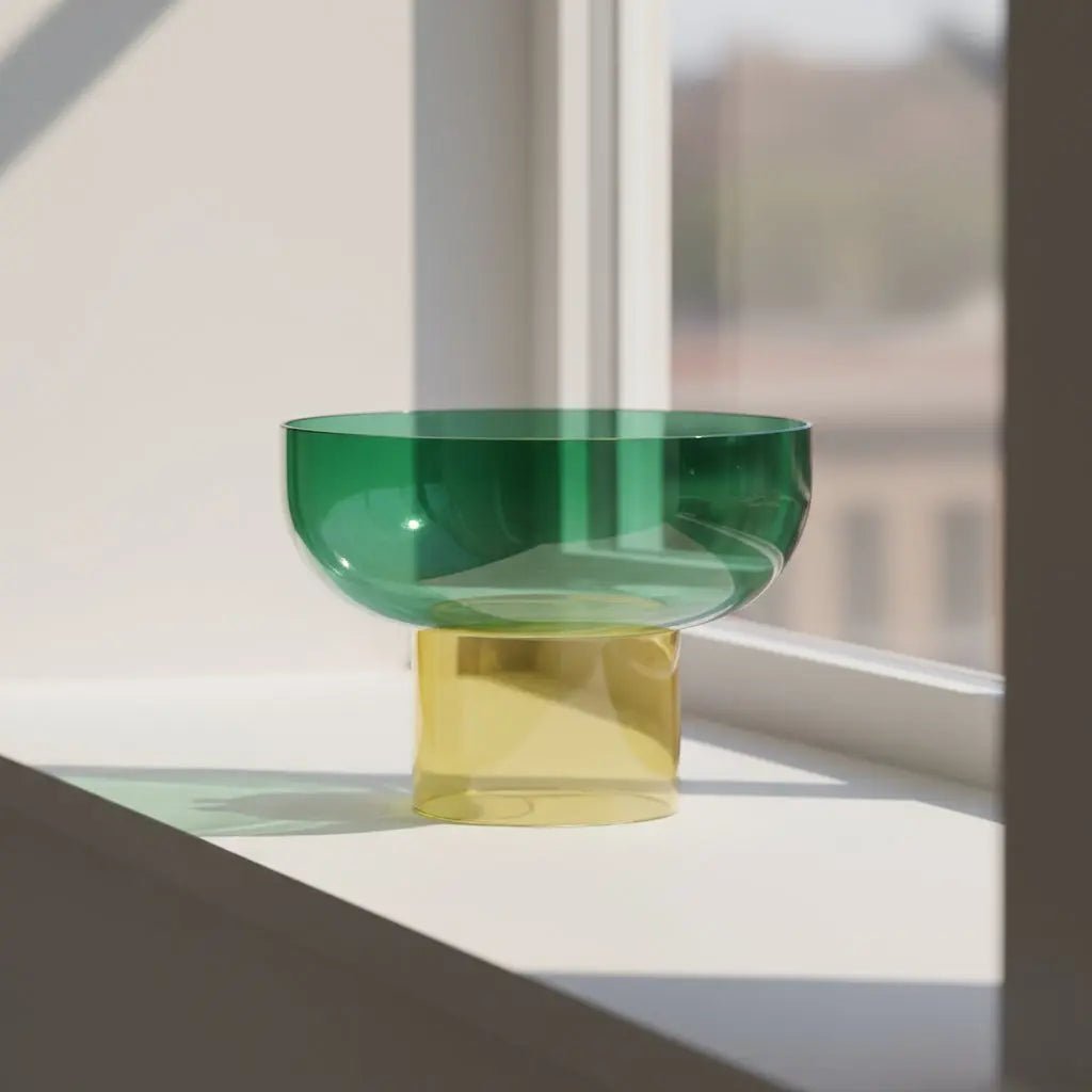 Tip Top XL Green & Yellow Bowl - Paranoid Ranch