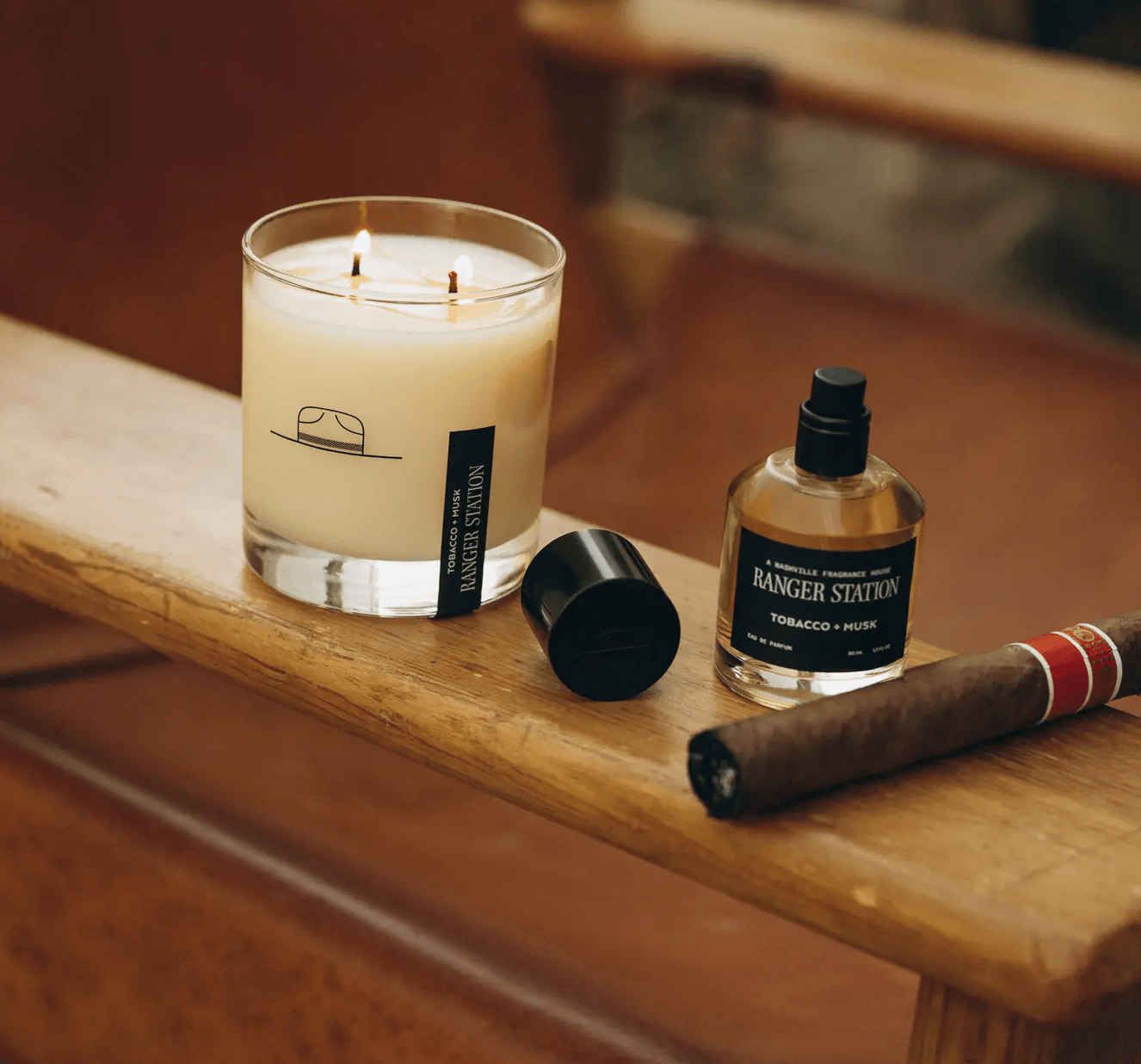 Tobac + Musk Candle - Paranoid Ranch