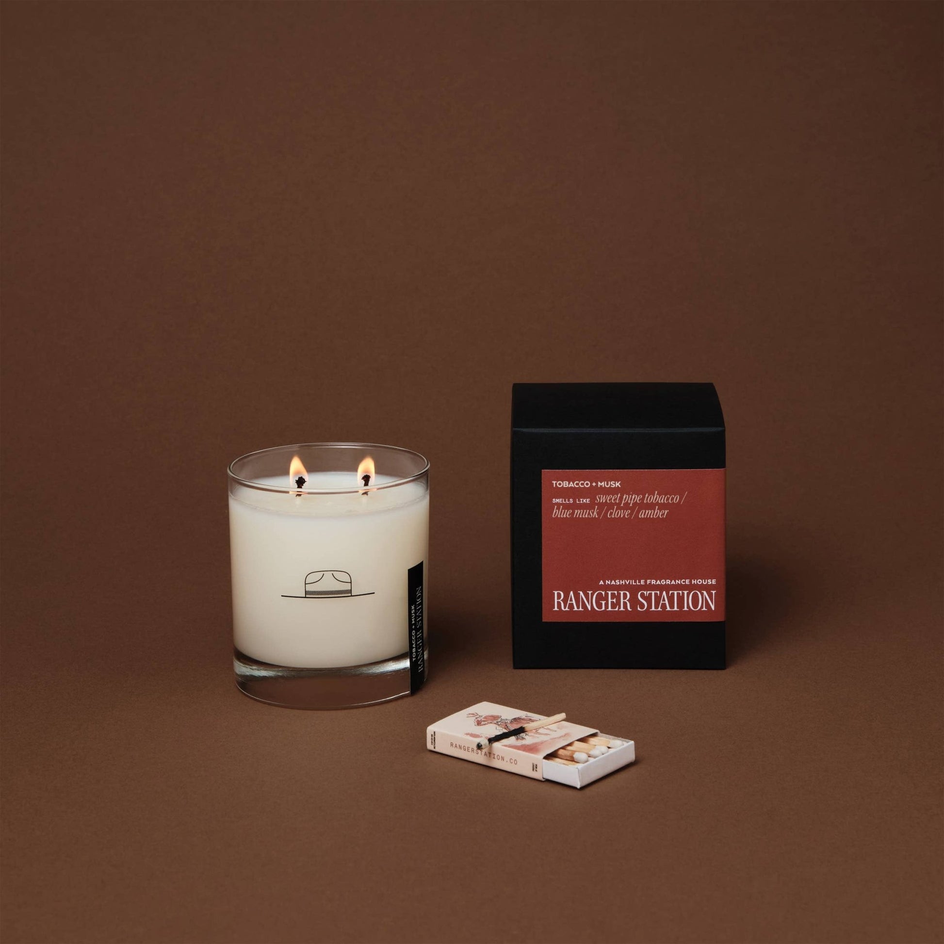 Tobac + Musk Candle - Paranoid Ranch