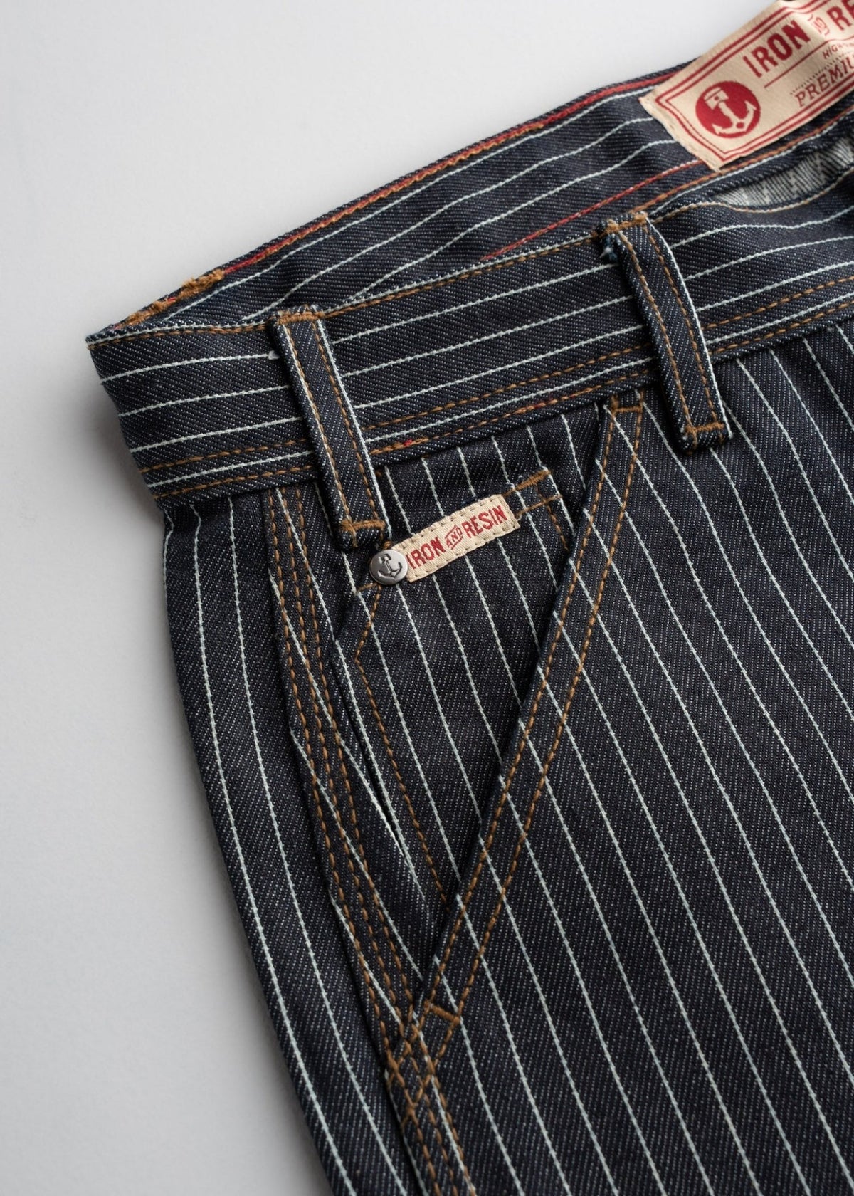 Trapper Striped Denim Pant - Paranoid Ranch
