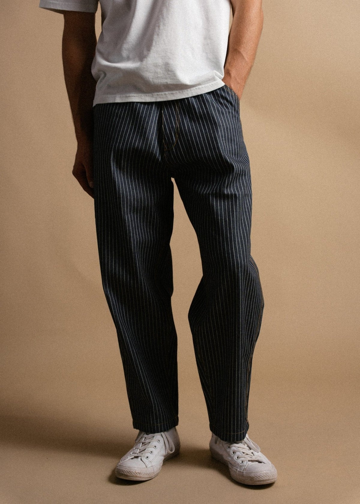 Trapper Striped Denim Pant - Paranoid Ranch