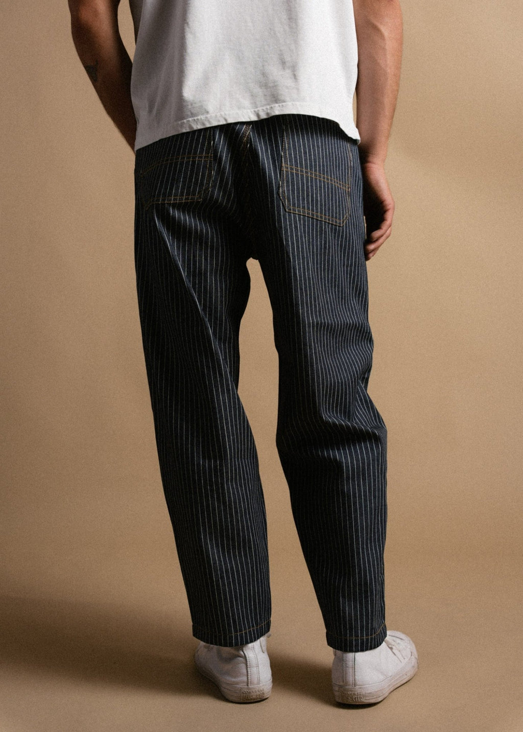 Trapper Striped Denim Pant - Paranoid Ranch