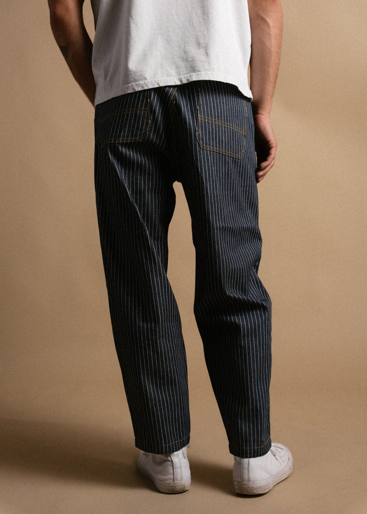 Trapper Striped Denim Pant - Paranoid Ranch