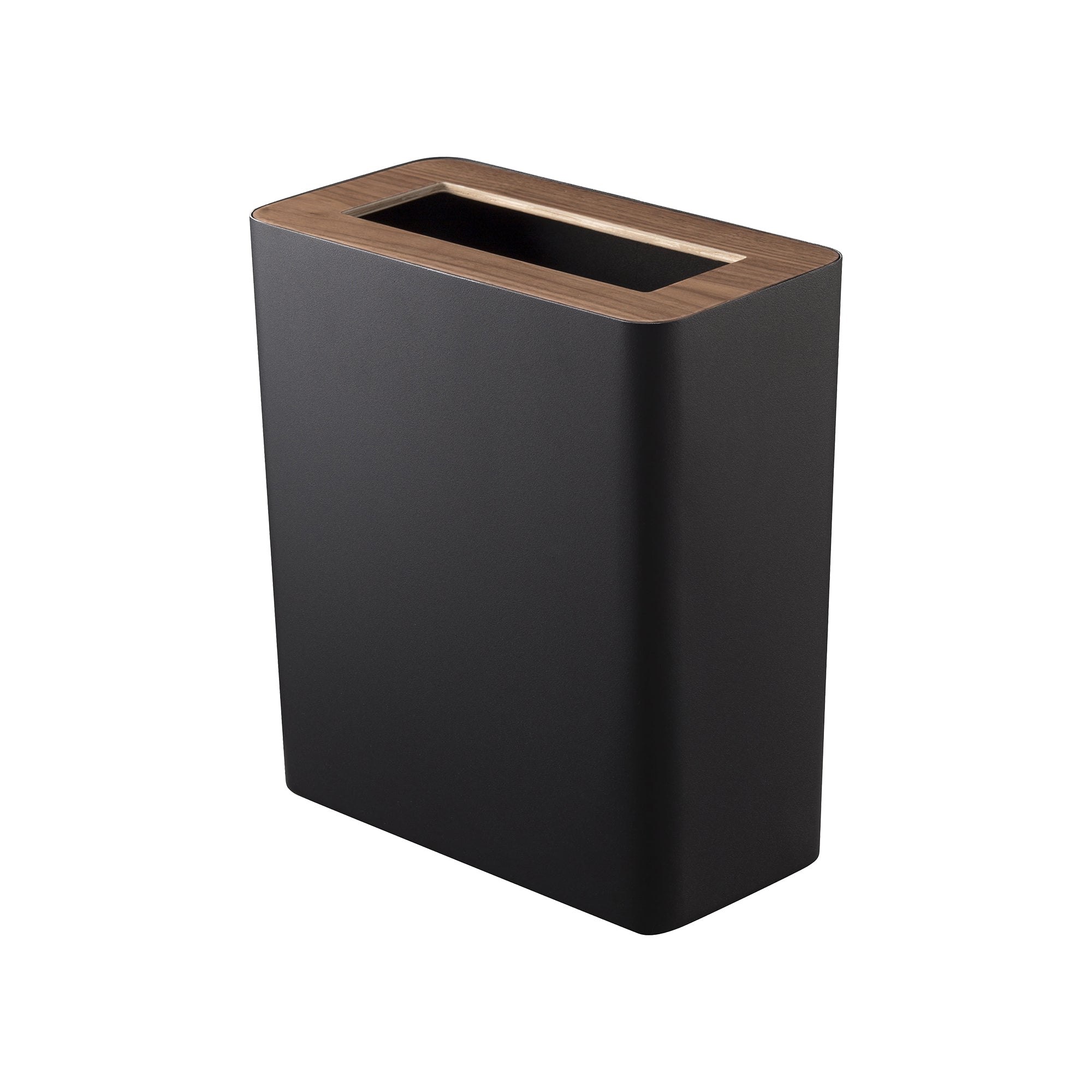 Trash Can - Rectangle - Steel + Wood - Paranoid Ranch