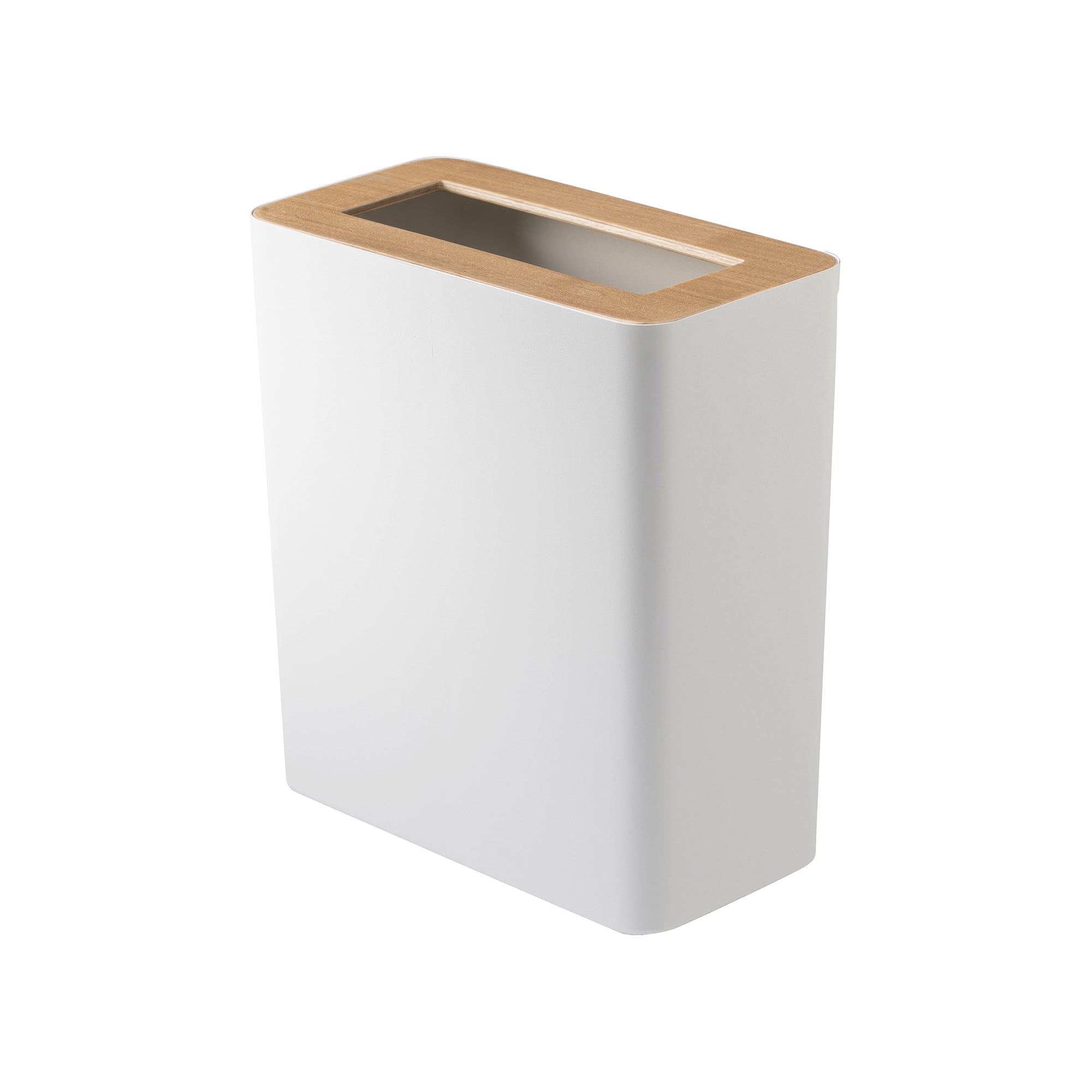 Trash Can - Rectangle - Steel + Wood - Paranoid Ranch
