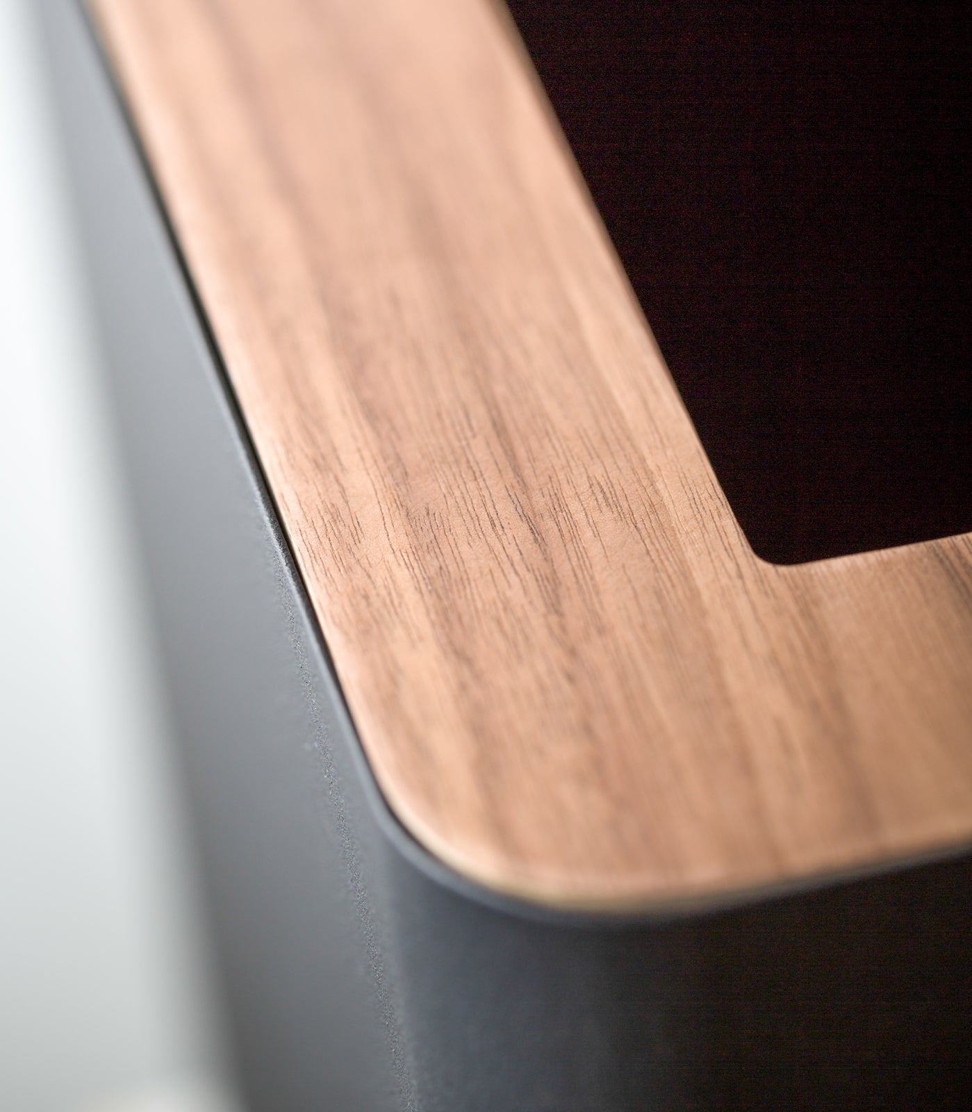 Trash Can - Rectangle - Steel + Wood - Paranoid Ranch