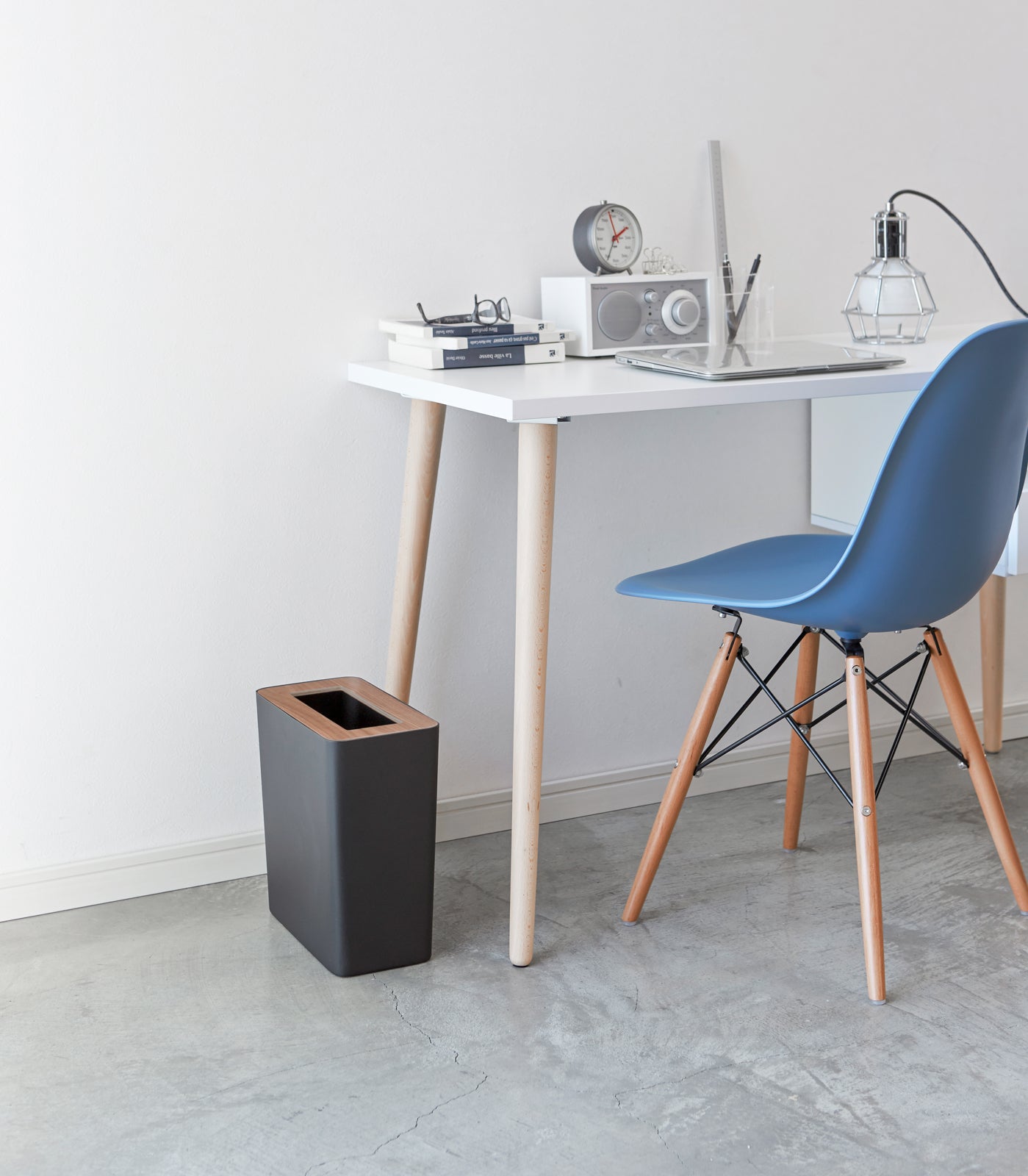 Trash Can - Rectangle - Steel + Wood - Paranoid Ranch