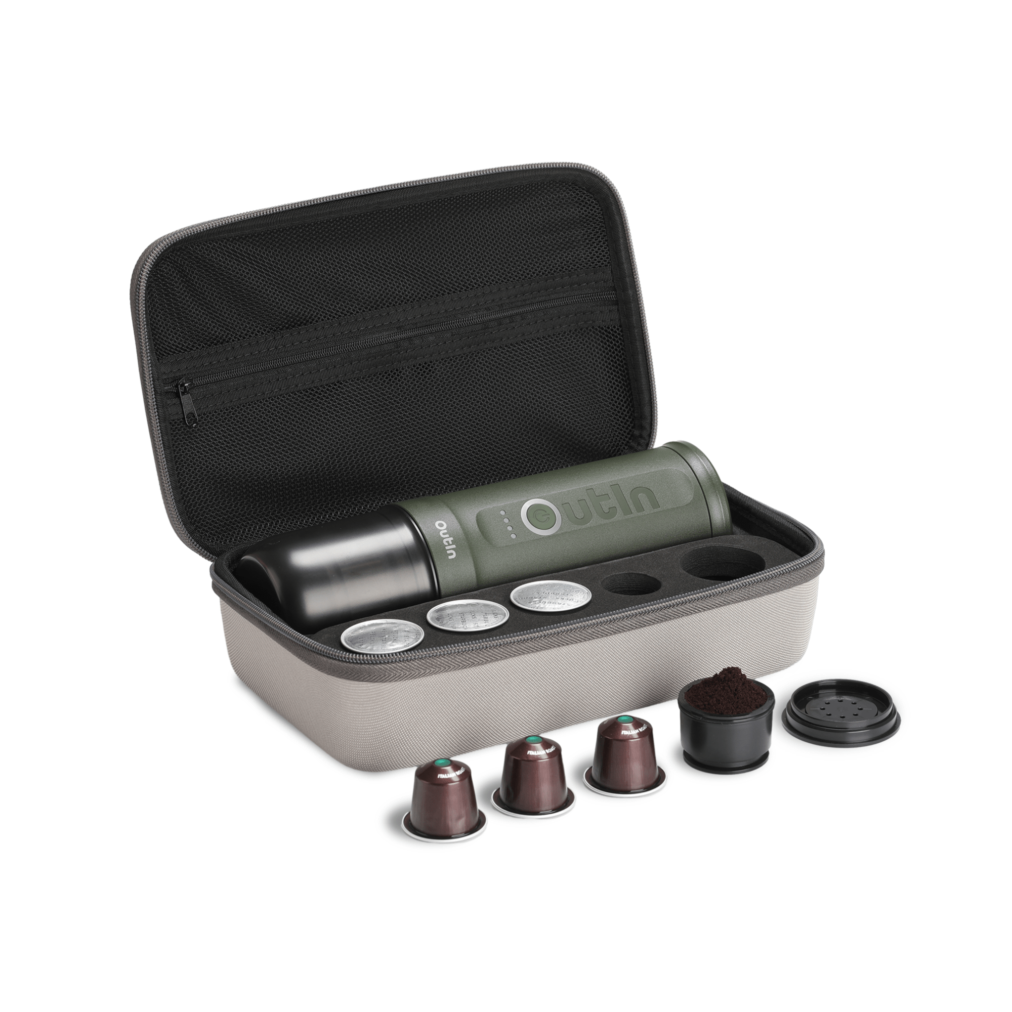 Traveler Espresso Gift Set (Forest Green) - Paranoid Ranch