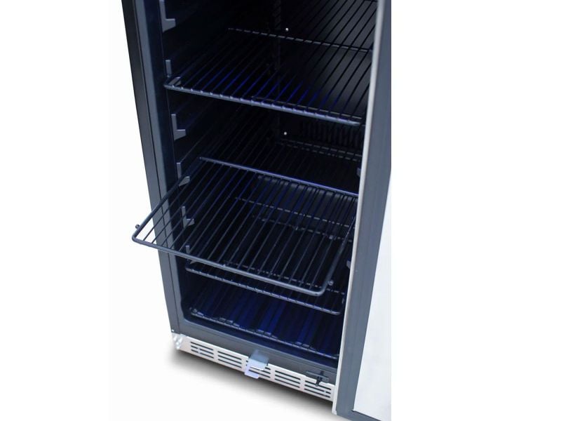 TrueFlame 15 - Inch 3.2 Cu. Ft. Outdoor Fridge with Glass Door - Paranoid Ranch