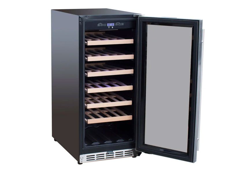 TrueFlame 15 - Inch 3.2 Cu. Ft. Outdoor Rated Wine Cooler with Locking Door - Paranoid Ranch