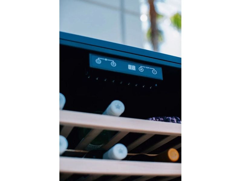 TrueFlame 15 - Inch 3.2 Cu. Ft. Outdoor Rated Wine Cooler with Locking Door - Paranoid Ranch