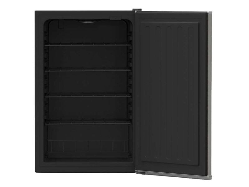 TrueFlame 22 - Inch 4.1 Cu. Ft. Outdoor Rated Fridge Reversible Door with Lock - Paranoid Ranch