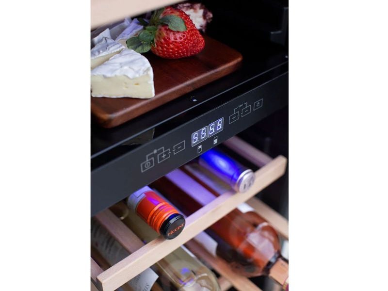 TrueFlame 24 - Inch 5.3 Cu. Ft. Outdoor Rated Wine Cooler with Locking Door - Paranoid Ranch