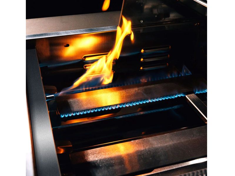 TrueFlame 25 - Inch 3 - Burner Freestanding Gas Grill with Grill Lights - Paranoid Ranch