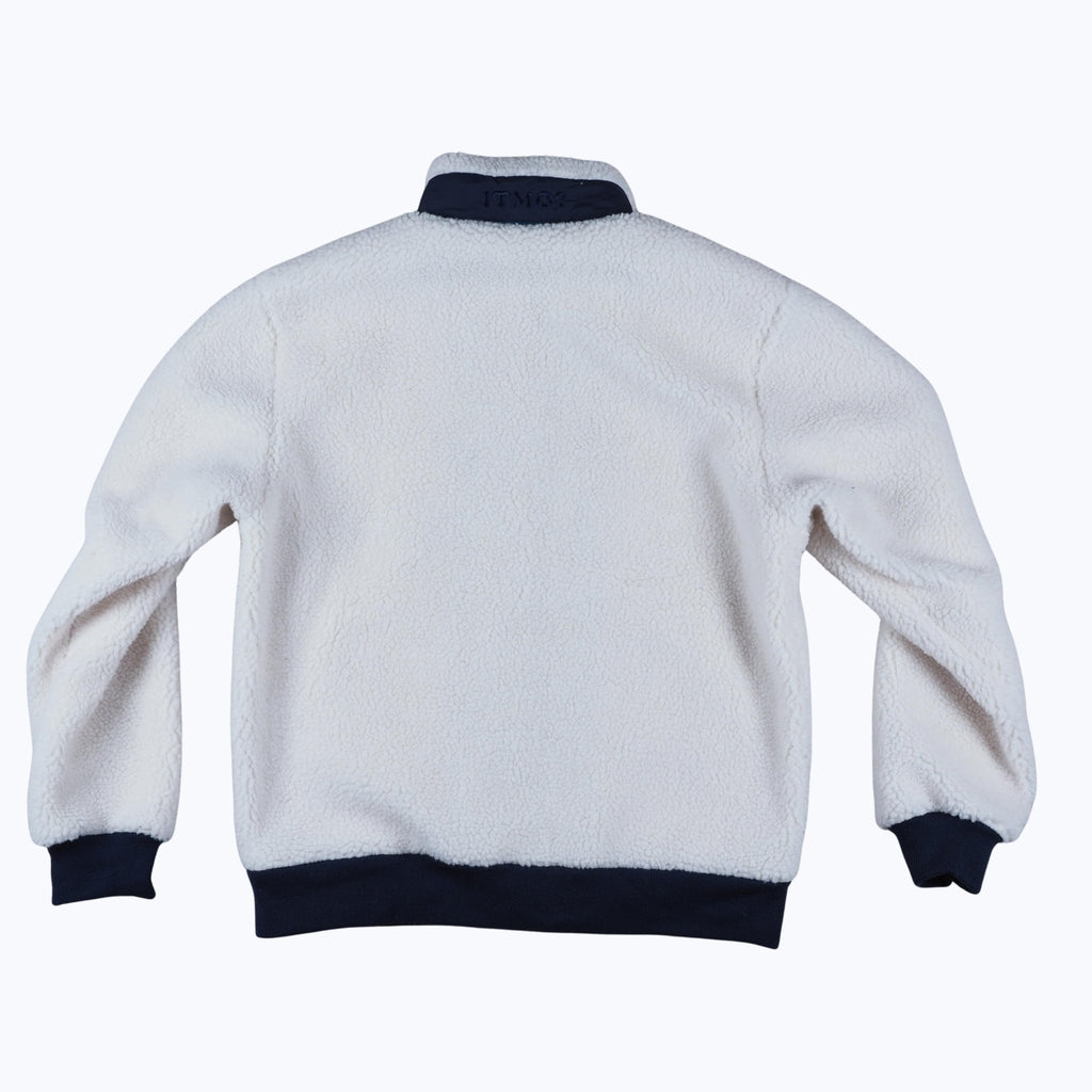 Turbo SuperFleece Jacket - Lined Recycled Fleece - Cream - Paranoid Ranch