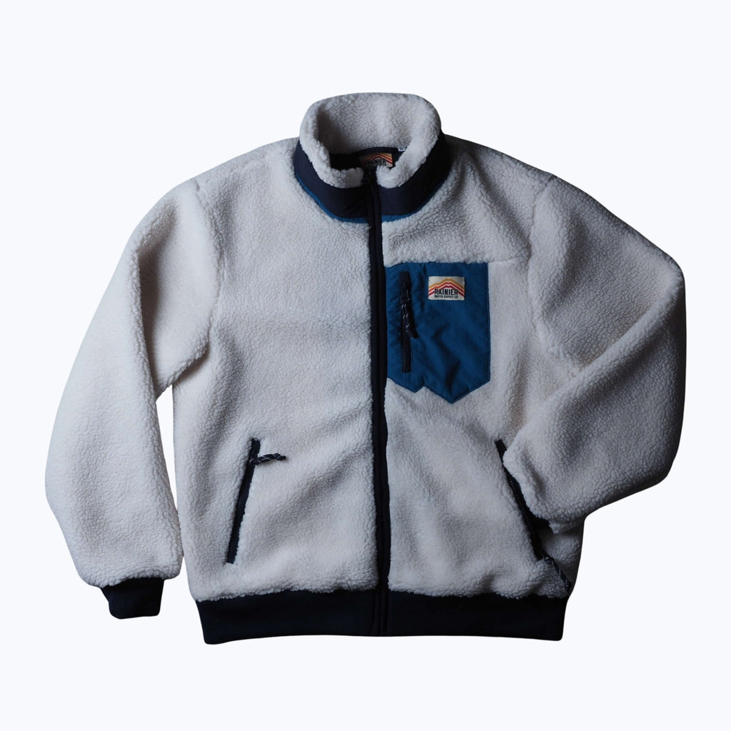 Turbo SuperFleece Jacket - Lined Recycled Fleece - Cream - Paranoid Ranch