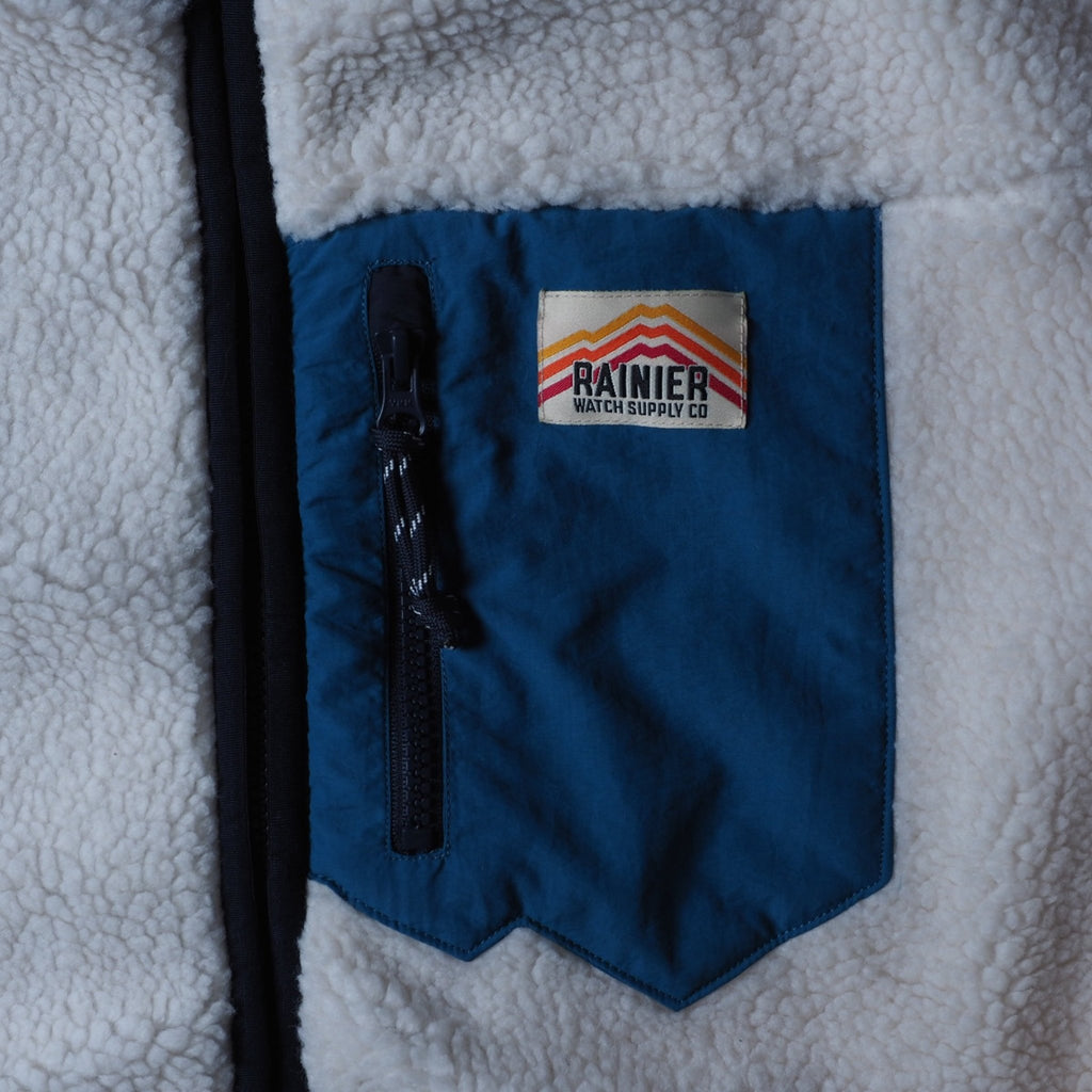 Turbo SuperFleece Jacket - Lined Recycled Fleece - Cream - Paranoid Ranch
