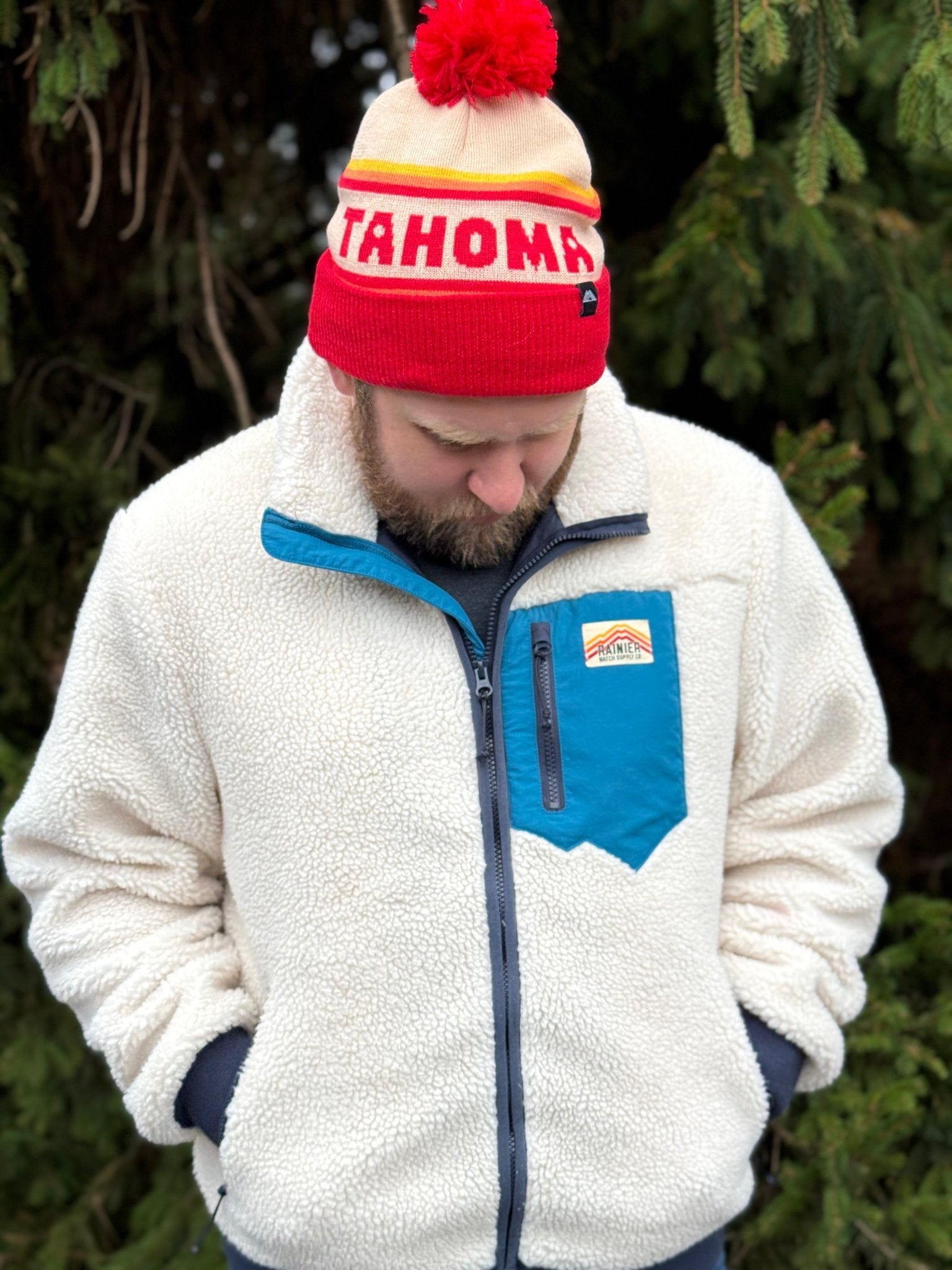 Turbo SuperFleece Jacket - Lined Recycled Fleece - Cream - Paranoid Ranch