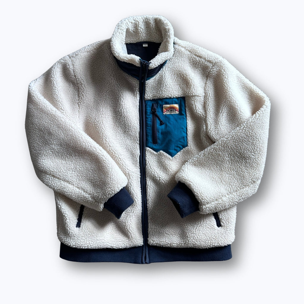 Turbo SuperFleece Jacket - Lined Recycled Fleece - Cream - Paranoid Ranch