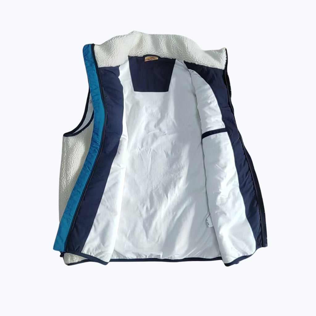 Turbo SuperFleece Vest - Cream (Lined Recycled Fleece) - Paranoid Ranch