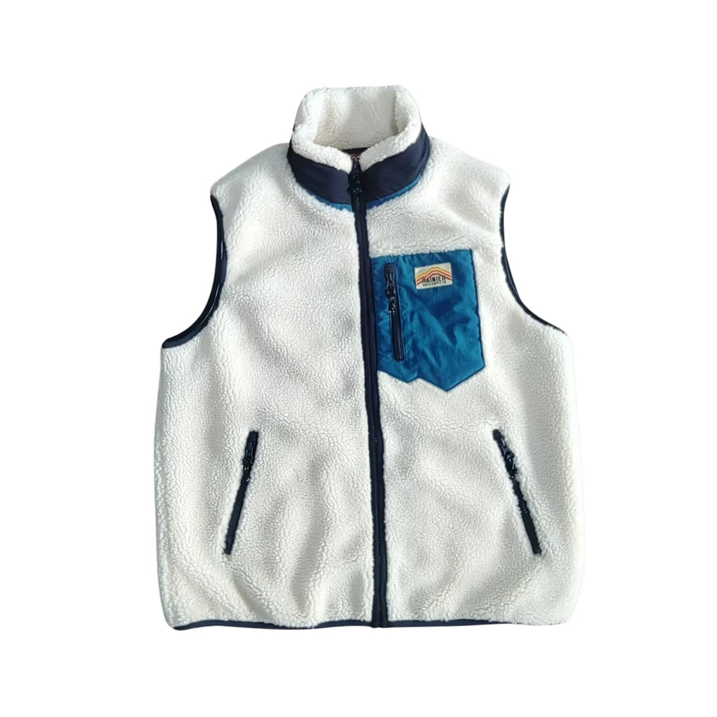 Turbo SuperFleece Vest - Cream (Lined Recycled Fleece) - Paranoid Ranch