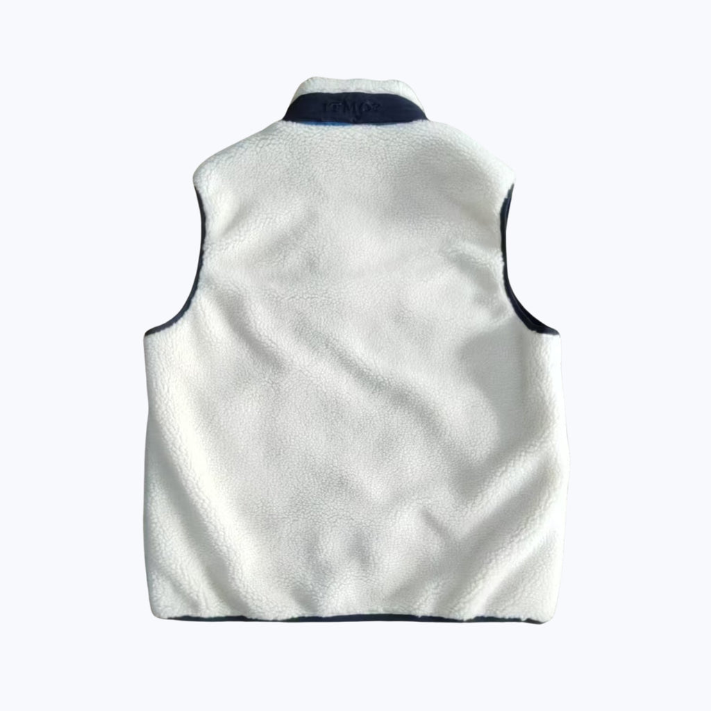 Turbo SuperFleece Vest - Cream (Lined Recycled Fleece) - Paranoid Ranch