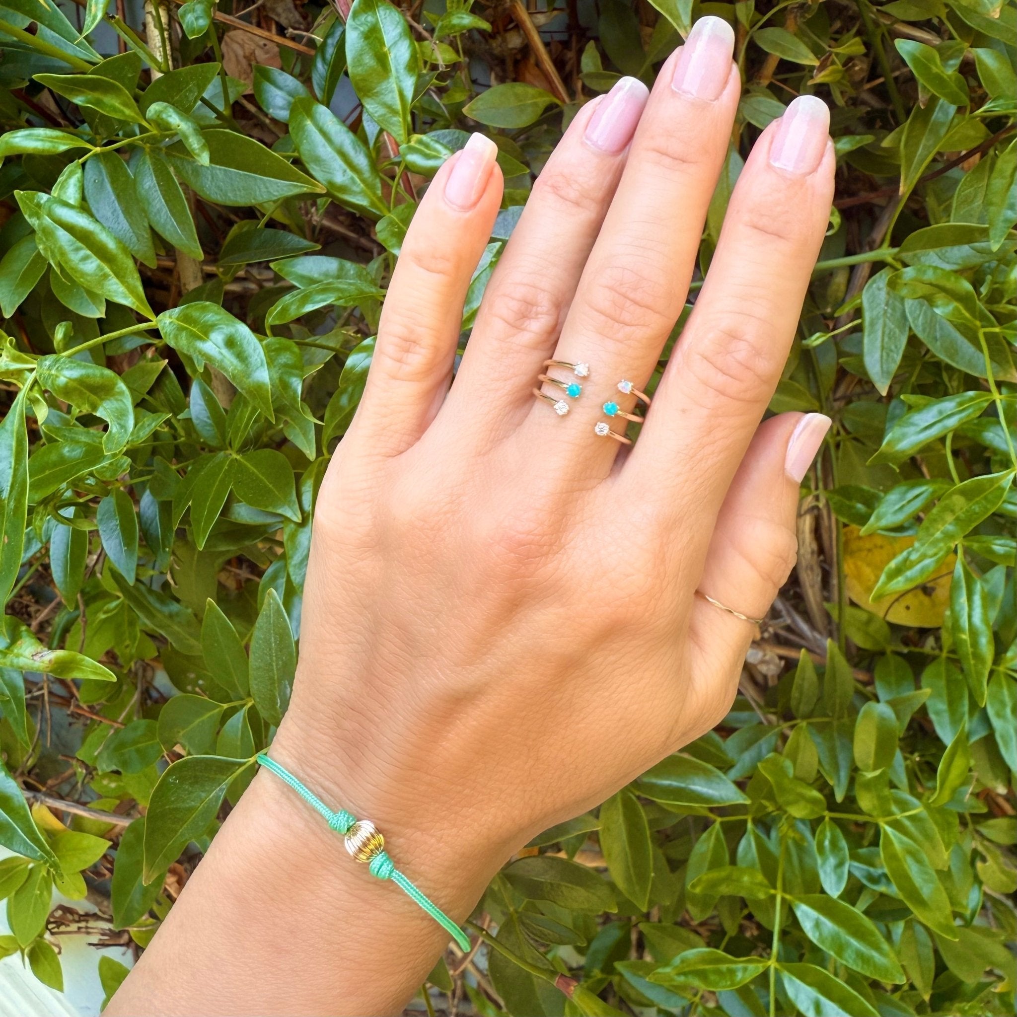 turquoise duo ring - Paranoid Ranch