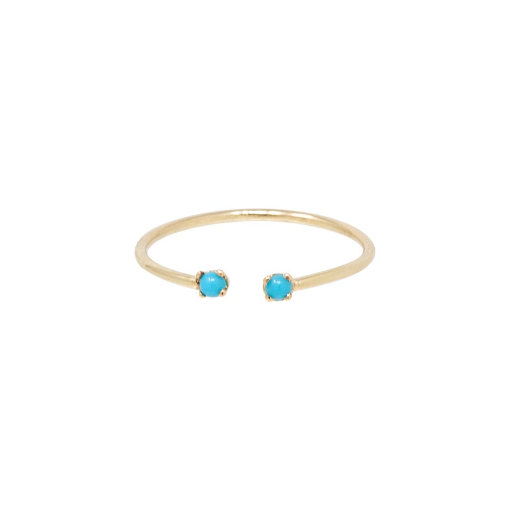 turquoise duo ring - Paranoid Ranch