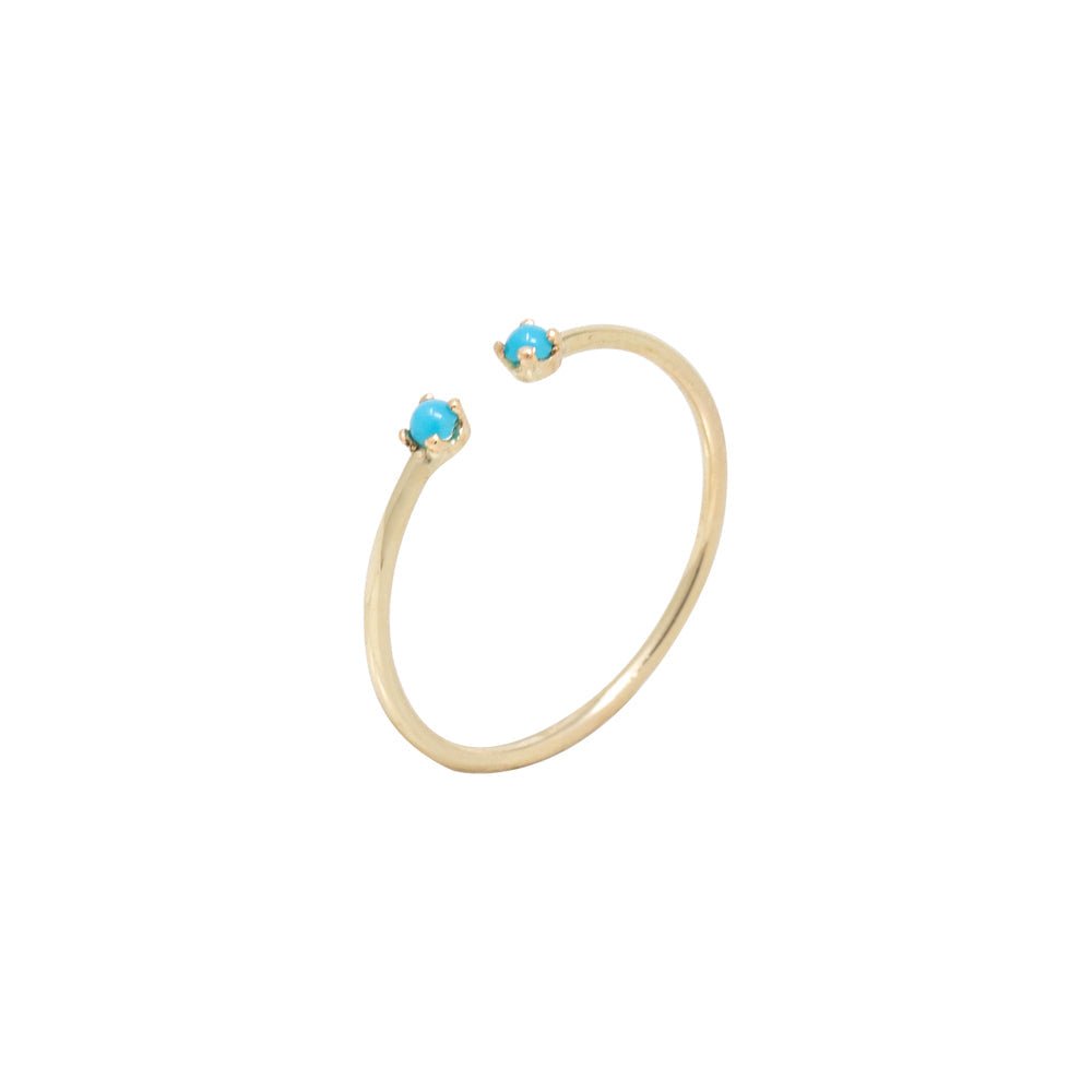 turquoise duo ring - Paranoid Ranch