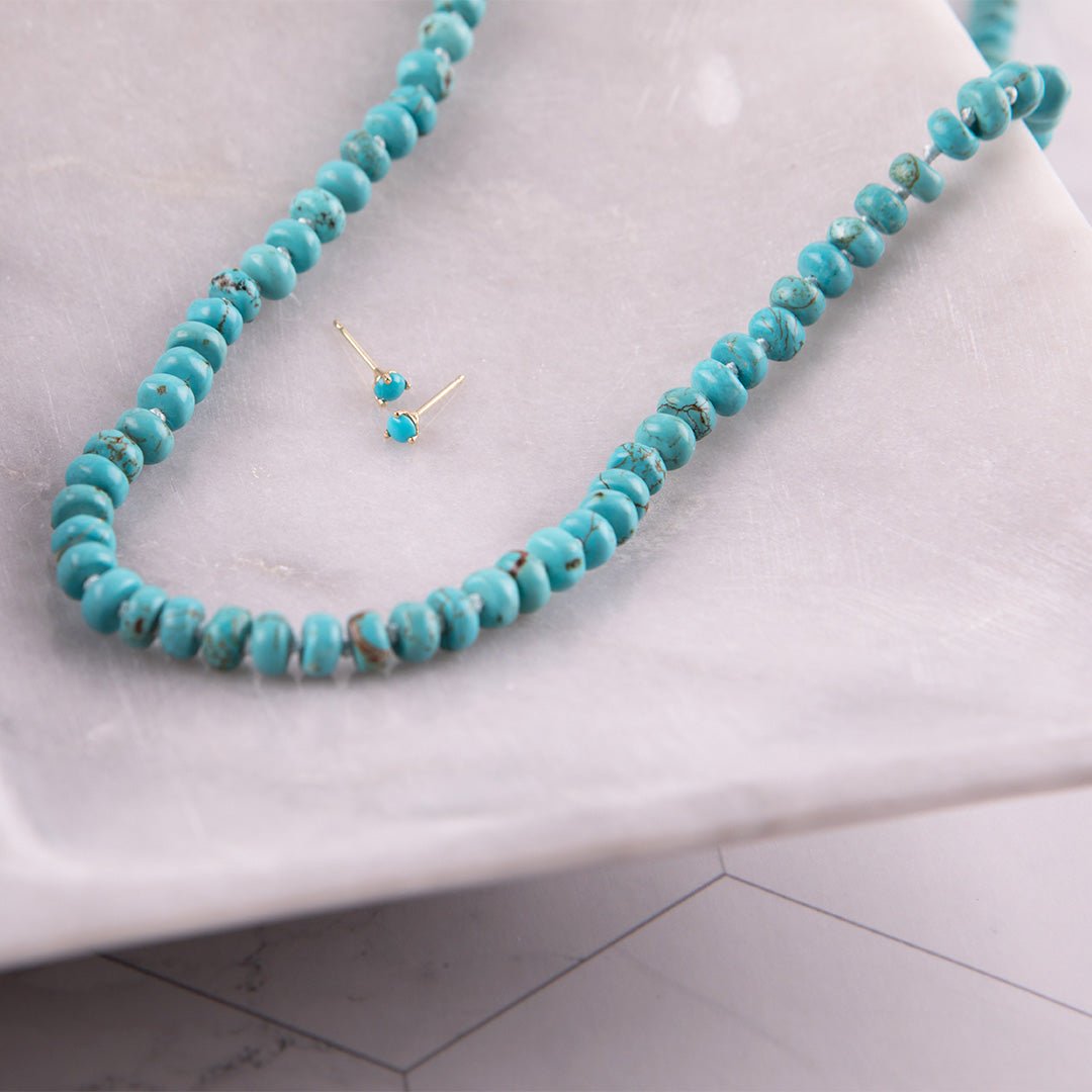 Turquoise Studs - Paranoid Ranch