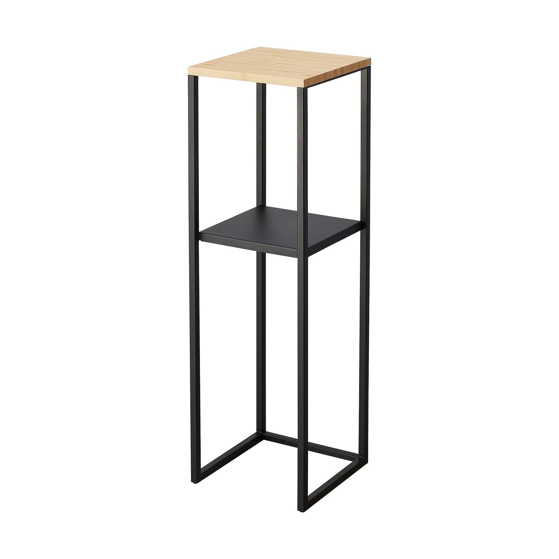 Two - Tier Display & Storage Shelf (31.5" H) - Steel + Wood - Paranoid Ranch