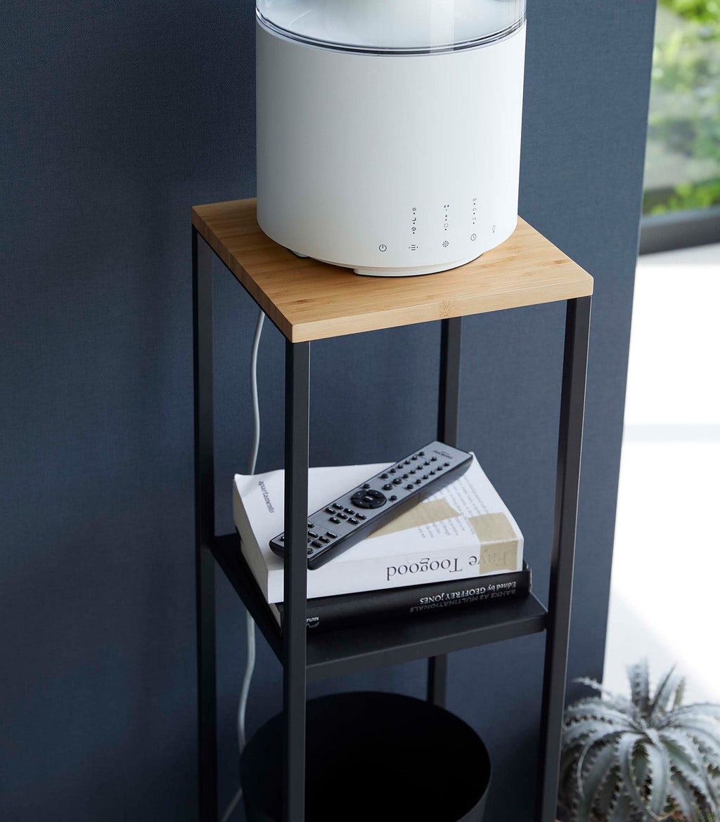 Two - Tier Display & Storage Shelf (31.5" H) - Steel + Wood - Paranoid Ranch