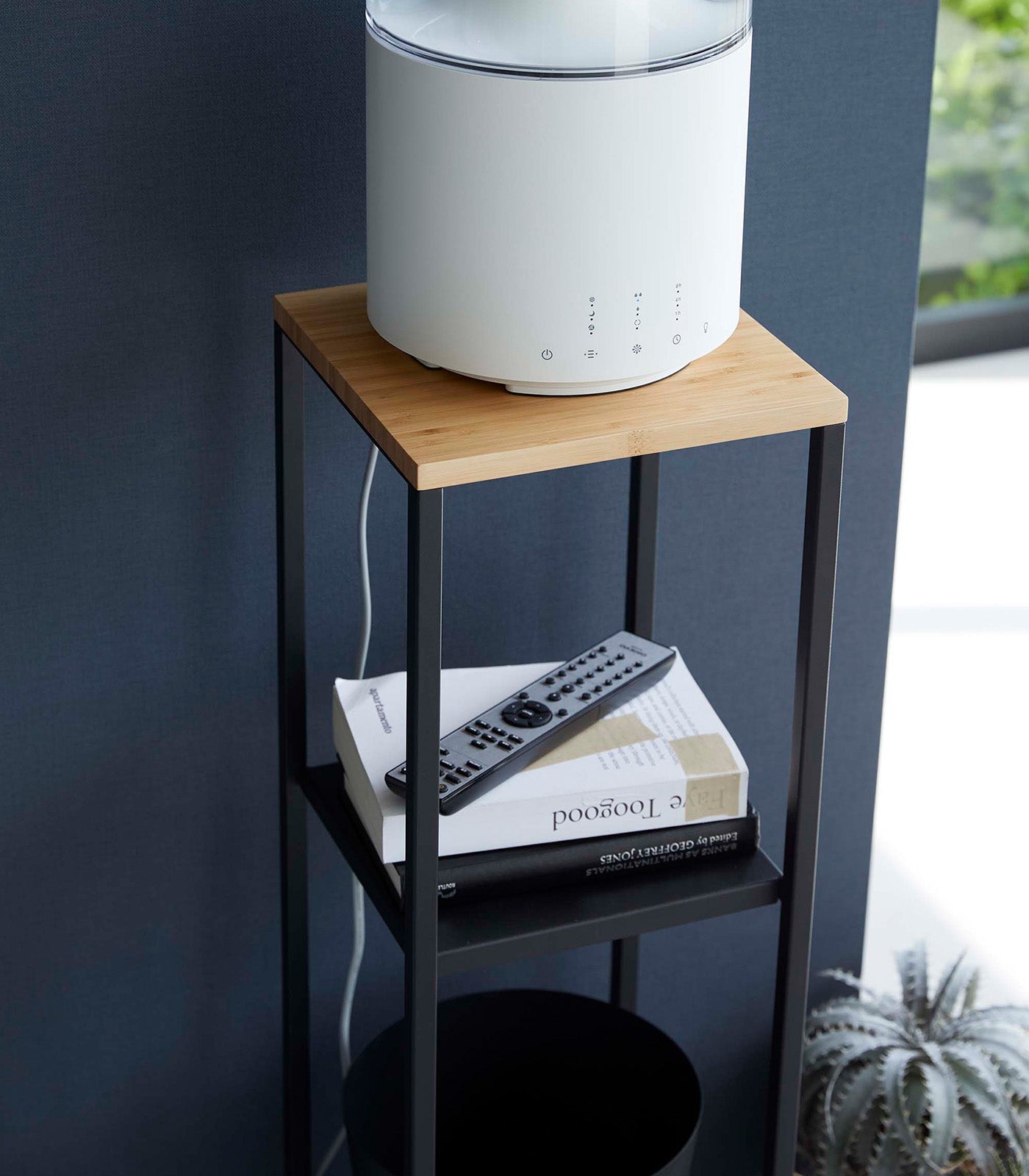 Two - Tier Display & Storage Shelf (31.5" H) - Steel + Wood - Paranoid Ranch