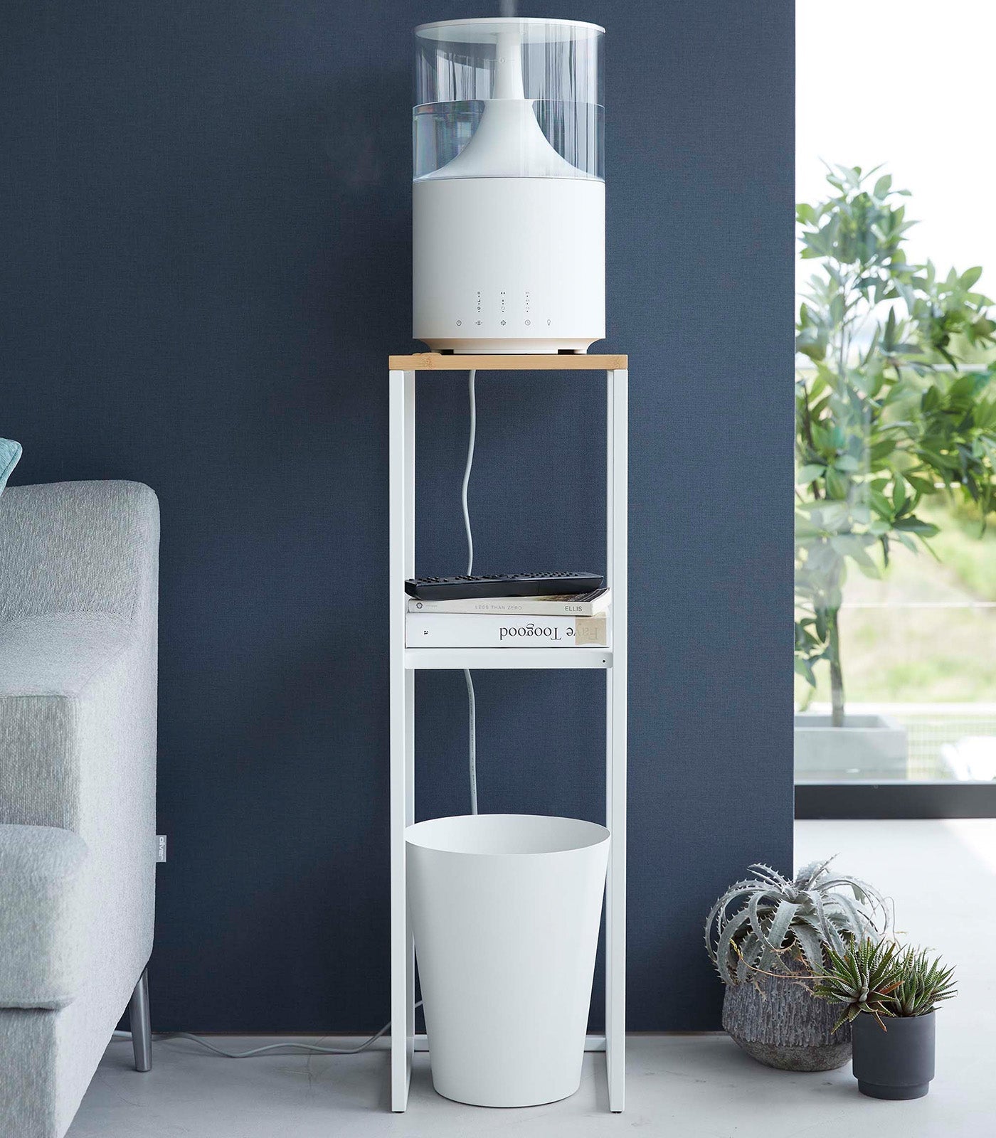 Two - Tier Display & Storage Shelf (31.5" H) - Steel + Wood - Paranoid Ranch