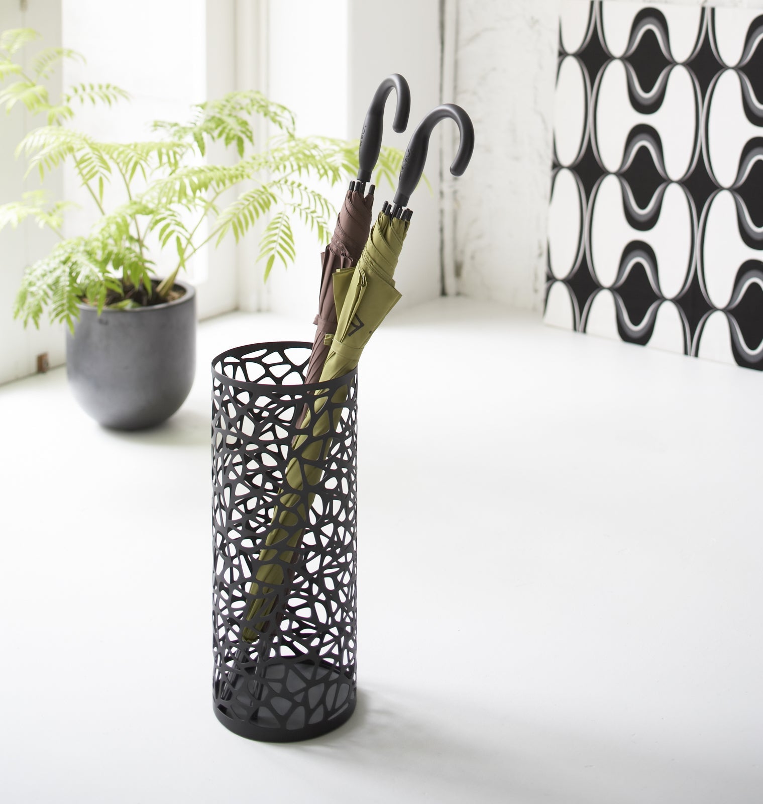 Umbrella Stand - Round - Steel - Paranoid Ranch