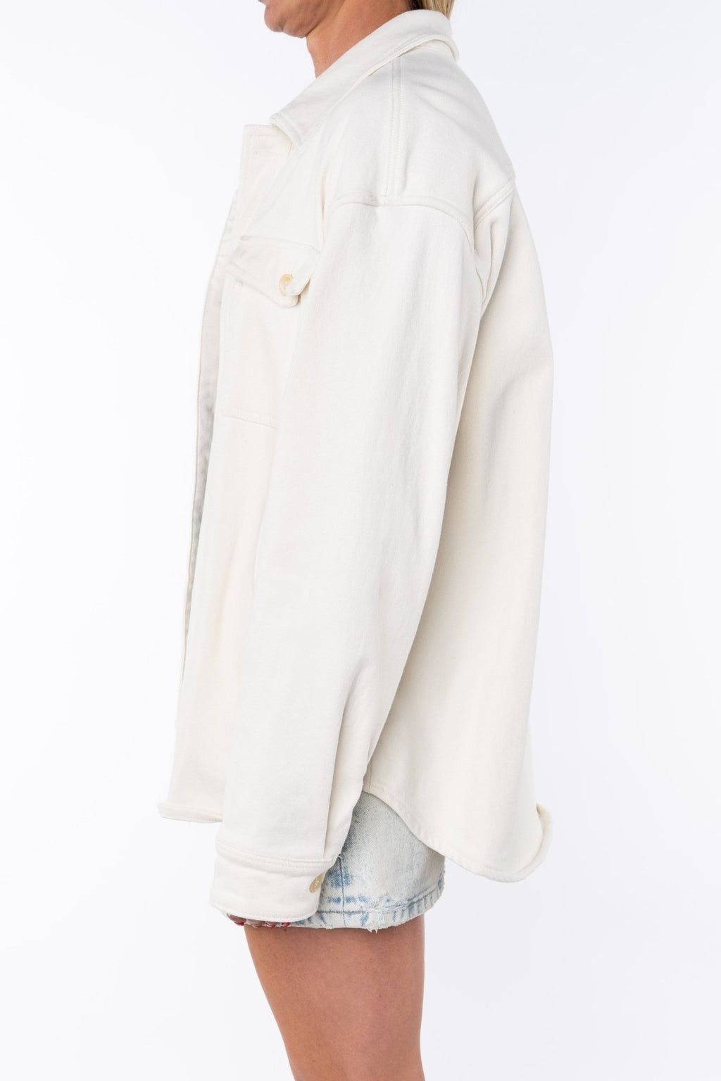 Unisex Bucky Split Hem Shirt Jacket - Paranoid Ranch