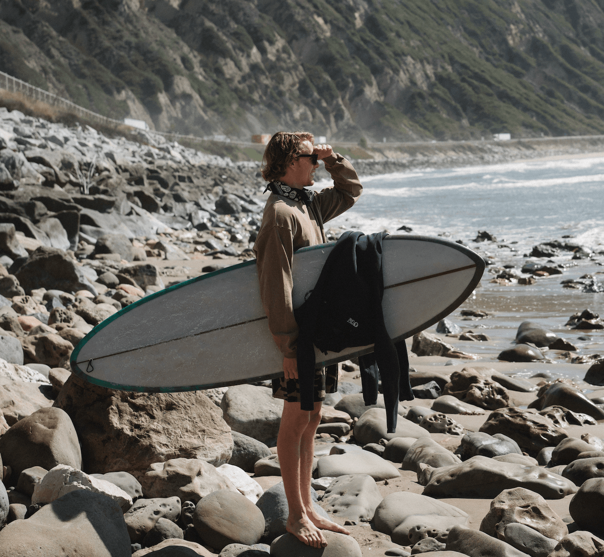Unisex Post Surf Crew Sweatshirt - Paranoid Ranch