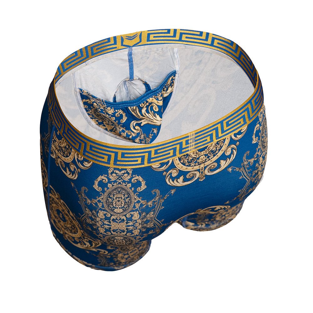 V Bamboo 8" Boxer Brief - Zen Pouch™ Duo - Paranoid Ranch