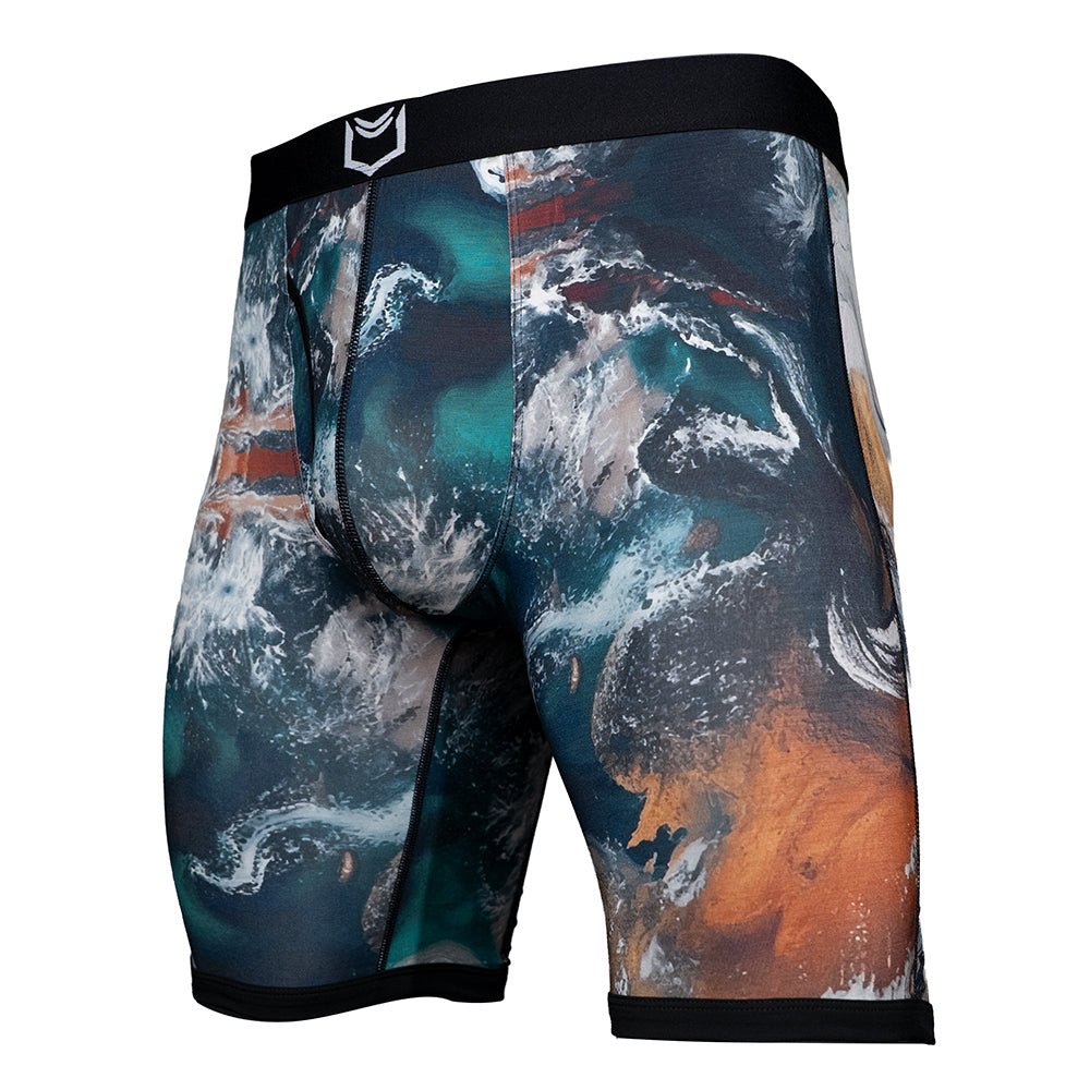 V Bamboo 8" Boxer Brief - Zen Pouch™ Duo - Paranoid Ranch