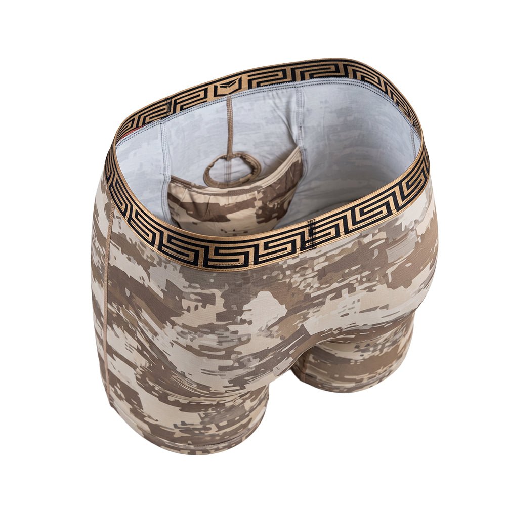 V Bamboo 8" Boxer Brief - Zen Pouch™ Duo - Paranoid Ranch