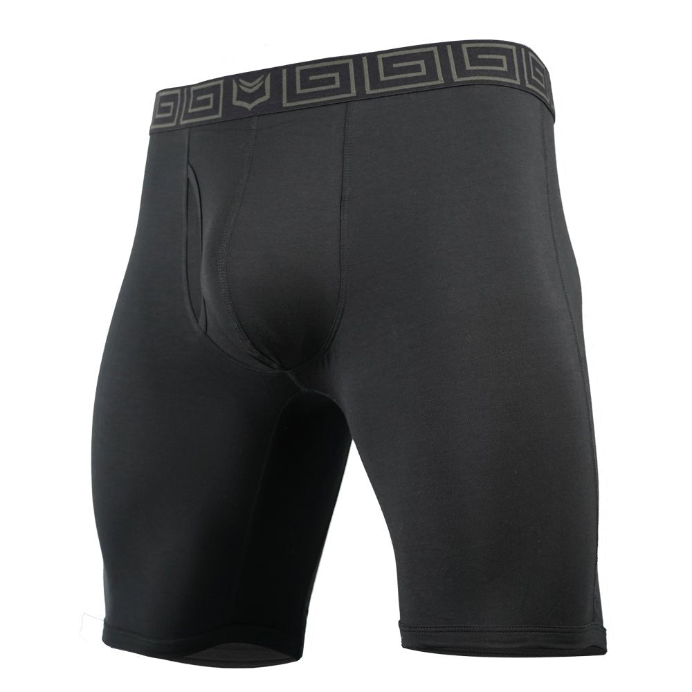 V Bamboo 8" Boxer Brief - Zen Pouch™ Duo - Paranoid Ranch