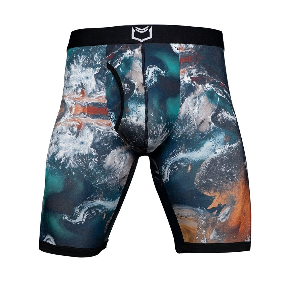 V Bamboo 8" Boxer Brief - Zen Pouch™ Duo - Paranoid Ranch