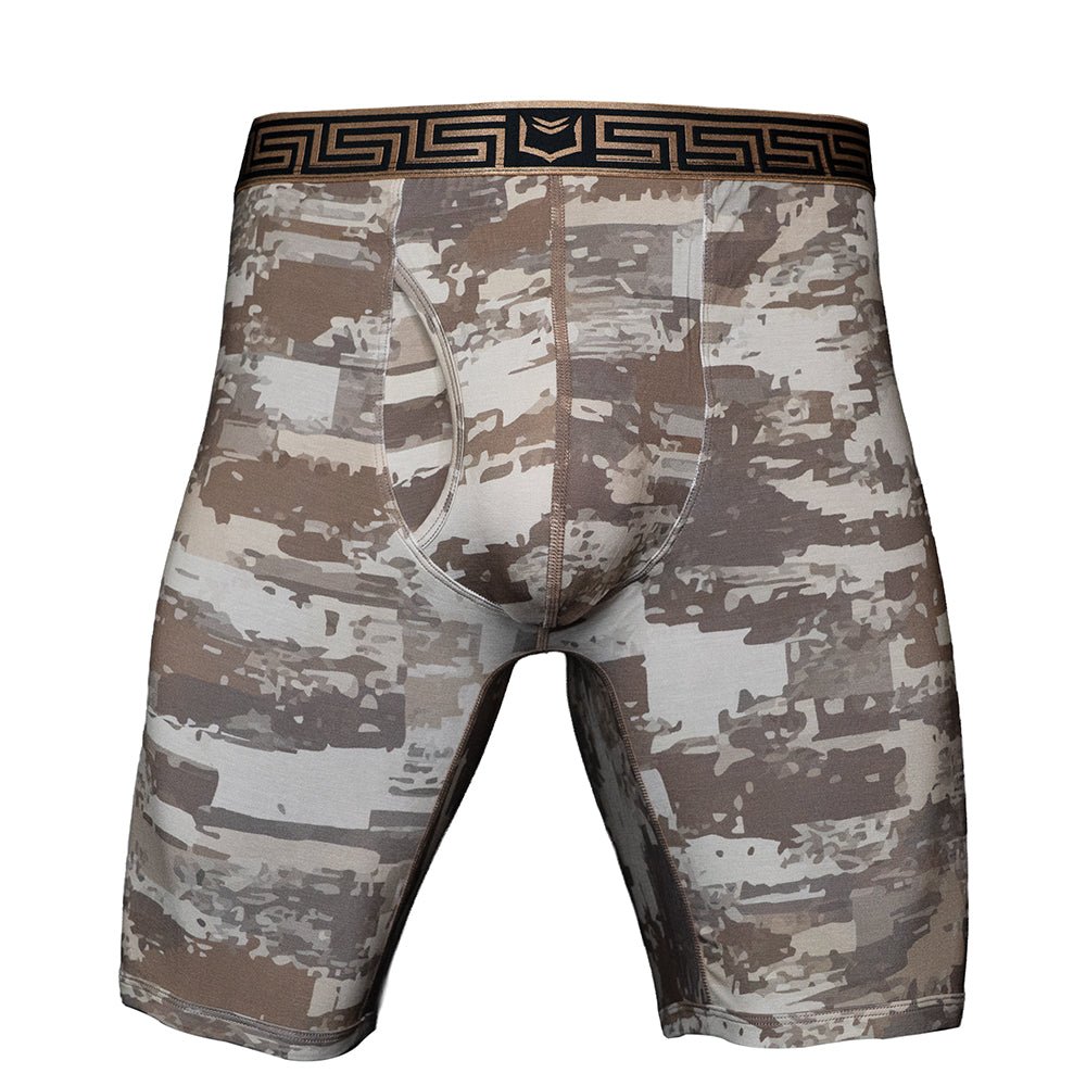 V Bamboo 8" Boxer Brief - Zen Pouch™ Duo - Paranoid Ranch