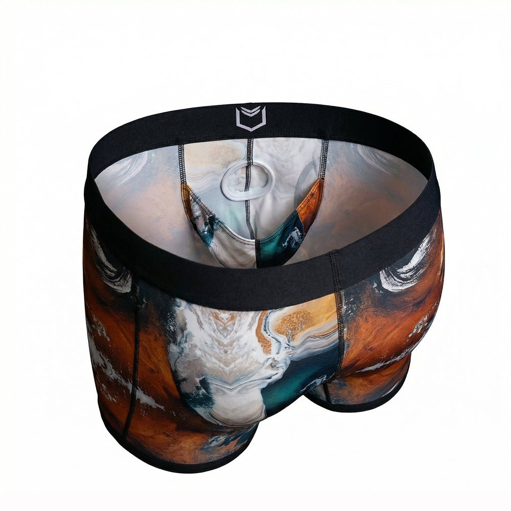 V Bamboo 8" Boxer Brief - Zen Pouch™ Duo - Paranoid Ranch